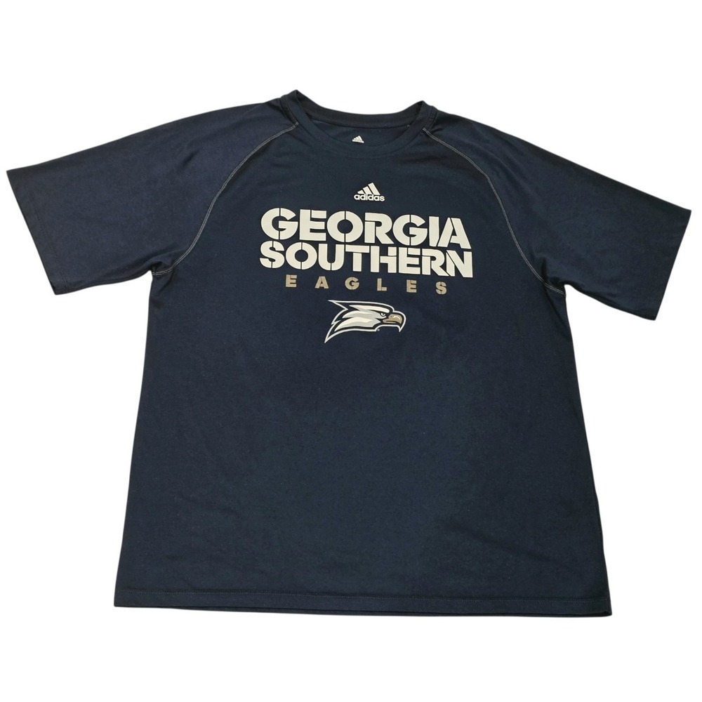 Adidas Georgia Southern Eagles Shirt Men's Large Climalite Navy NCAA GSU